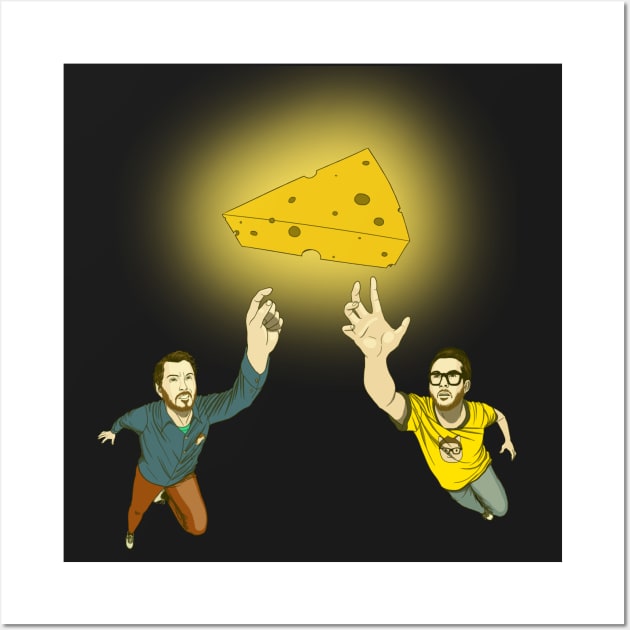 Seize the Cheese Tees Wall Art by SractheNinja